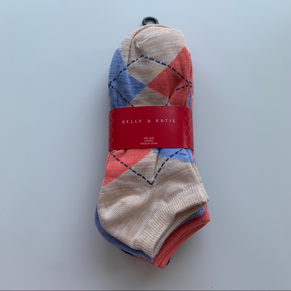 NEW Kelly & Katie Socks Set 6 Pairs
